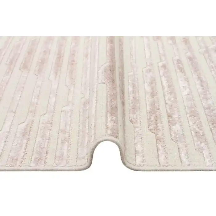 ZENITH DYED HALI 0024 Yüksek Alçak Dokulu Naturel Yün ve Viskon Modern Dokuma Halı