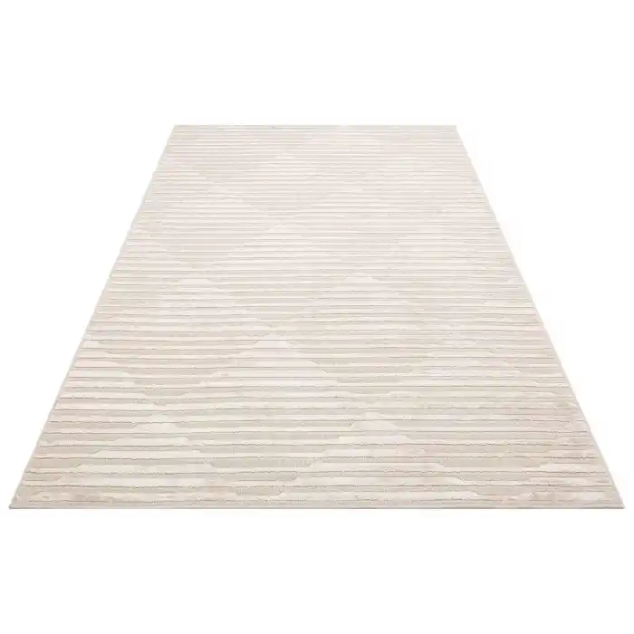 ZENITH DYED HALI 0024 Yüksek Alçak Dokulu Naturel Yün ve Viskon Modern Dokuma Halı