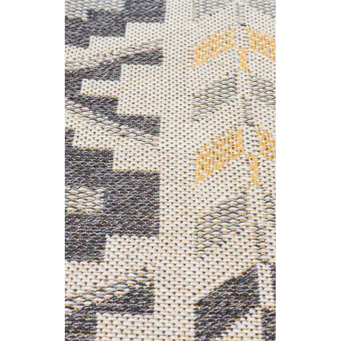 PANAMA KILIM 0024 Natural Yıkanabilir Kaymaz Tabanlı Tok Dokuma Kilim