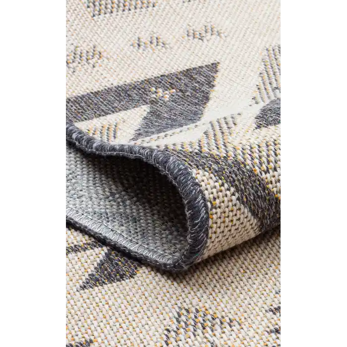 PANAMA KILIM 0024 Natural Yıkanabilir Kaymaz Tabanlı Tok Dokuma Kilim