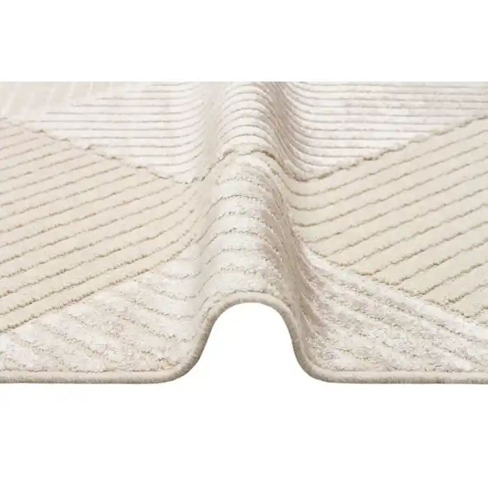 ZENITH DYED HALI 0006 Yüksek Alçak Dokulu Naturel Yün ve Viskon Modern Dokuma Halı