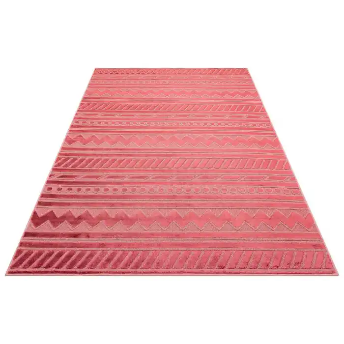 ZENITH DYED HALI 0099 Yüksek Alçak Dokulu Naturel Yün ve Viskon Modern Dokuma Halı