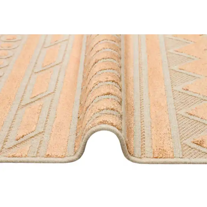 ZENITH DYED HALI 0115 Yüksek Alçak Dokulu Naturel Yün ve Viskon Modern Dokuma Halı