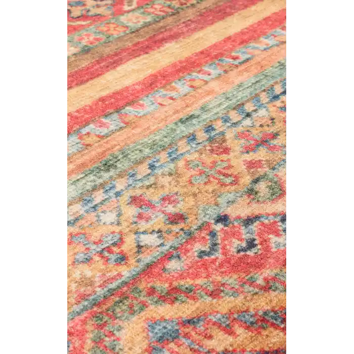 Antique ATK 05 Multy Yıkanabilir Modern Ve Etnik Desenli Kaymaz Tabanlı Makine Halısı
