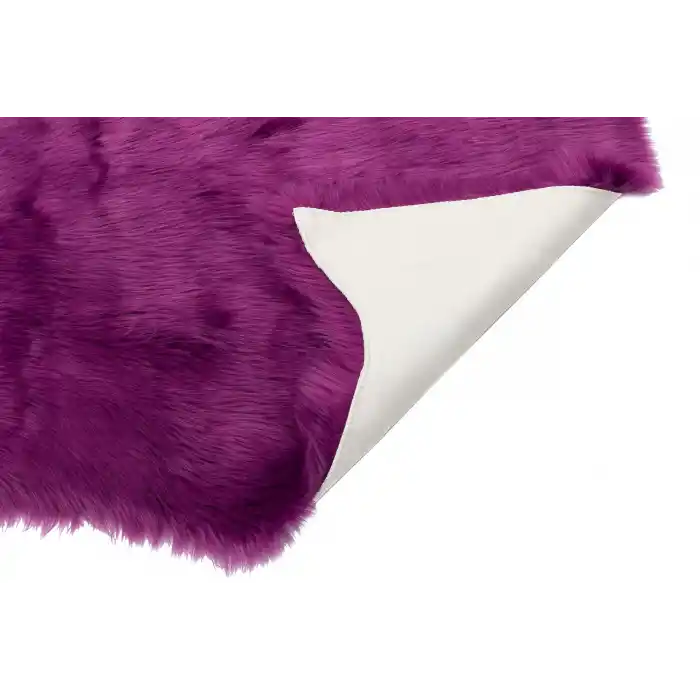 LOVELY POST 0312 Yumuşak Dokulu Uzun Tüylü Yıkanabilir Kuzu Postu