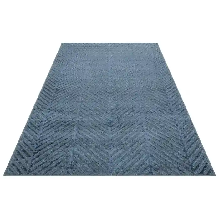 ZENITH DYED HALI 0061 Yüksek Alçak Dokulu Naturel Yün ve Viskon Modern Dokuma Halı