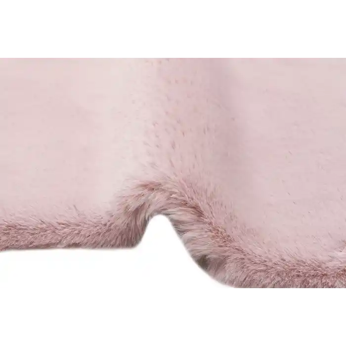 MOLLIS POST 0664 Yumuşak Dokulu Uzun Tüylü Yıkanabilir Tavşan Postu