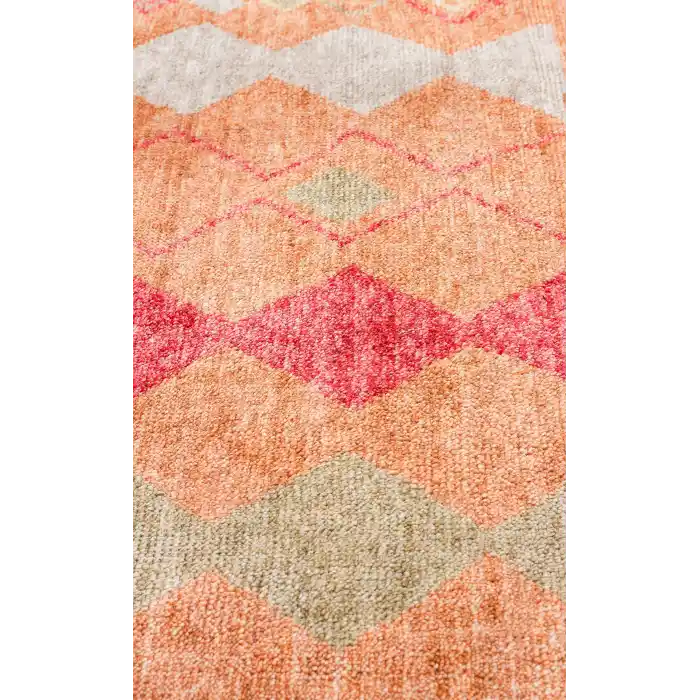 ZARA HALI 0120 Otantik Desenli Özel Hav Vermeyen ve Kolay Temizlenebilir Tensel Kullanılarak El Emeği ile Özel Tezgahlarda Üretilen Modern Uşak Halısı