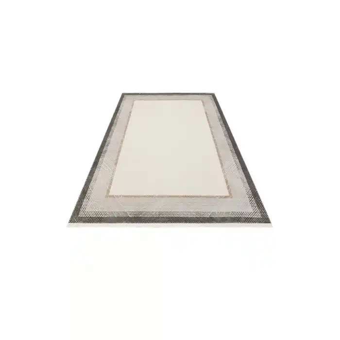 LISBON HALI 0049 Parlak Dokulu Modern Desenli Renkli Metalik Işıltılı Makine Halısı