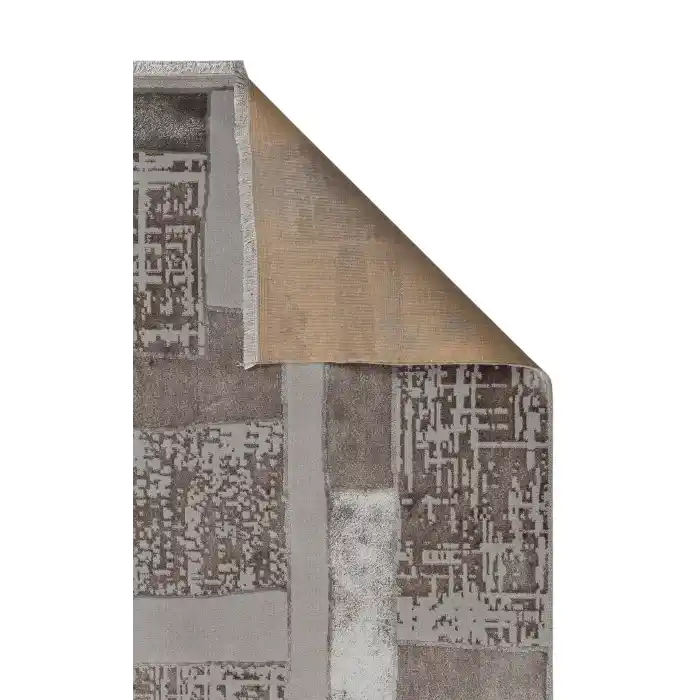 TORINO HALI 0066 Sık Dokuma Dökümlü Yere Oturan Hav Toz Vermez Yıkanabilir Kaymaz Tabanlı Modern Halı