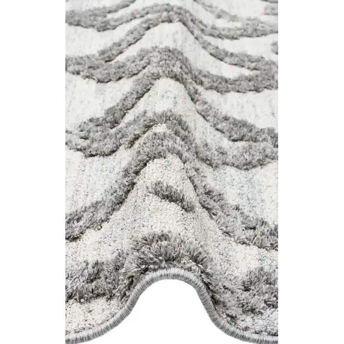 SYDNEY HALI 0010 Hav Toz Vermez Modern Bukleli Makine Halısı