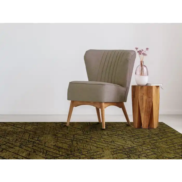 TRIBAL HALI 0142 Vintage Desenli Modern İnce Dokuma Halı