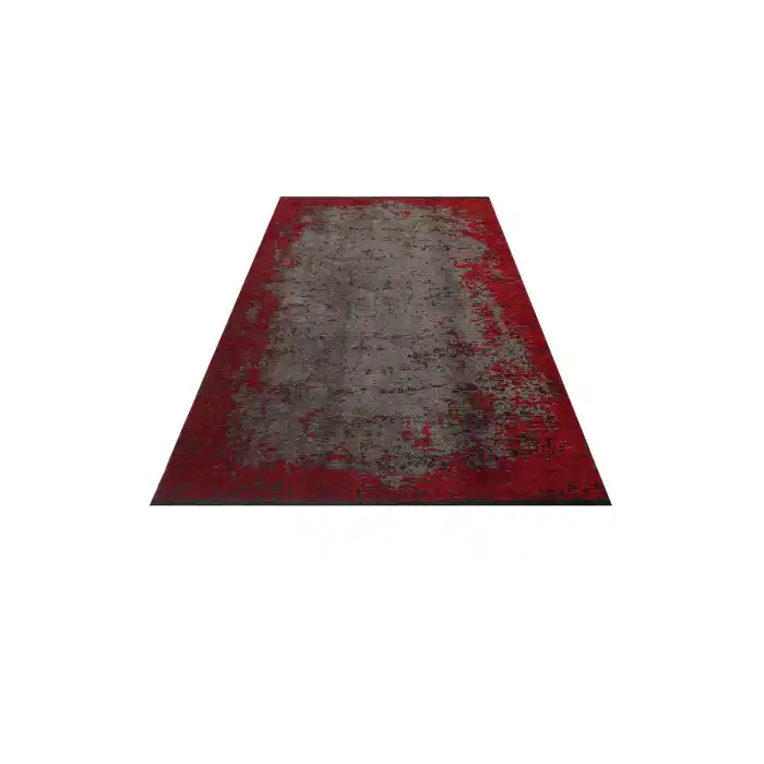 TRIBAL HALI 0176 Vintage Desenli Modern İnce Dokuma Halı