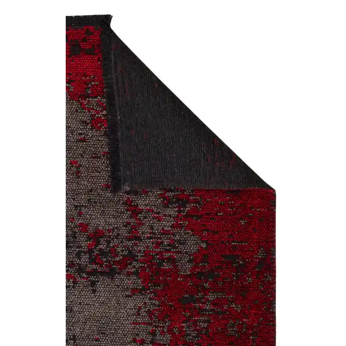 TRIBAL HALI 0176 Vintage Desenli Modern İnce Dokuma Halı