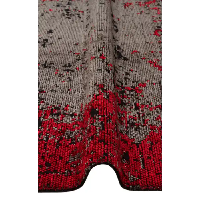 TRIBAL HALI 0176 Vintage Desenli Modern İnce Dokuma Halı