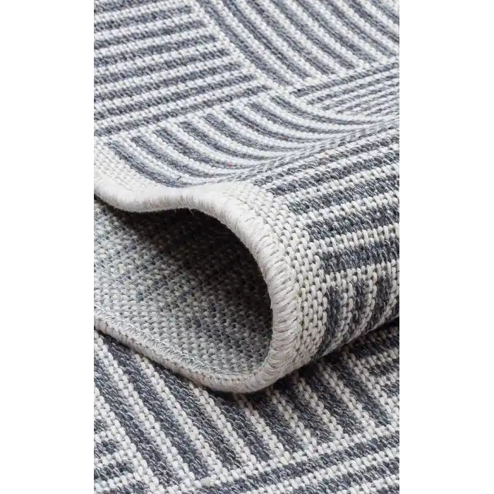 PANAMA KILIM 0011 Natural Yıkanabilir Kaymaz Tabanlı Tok Dokuma Kilim