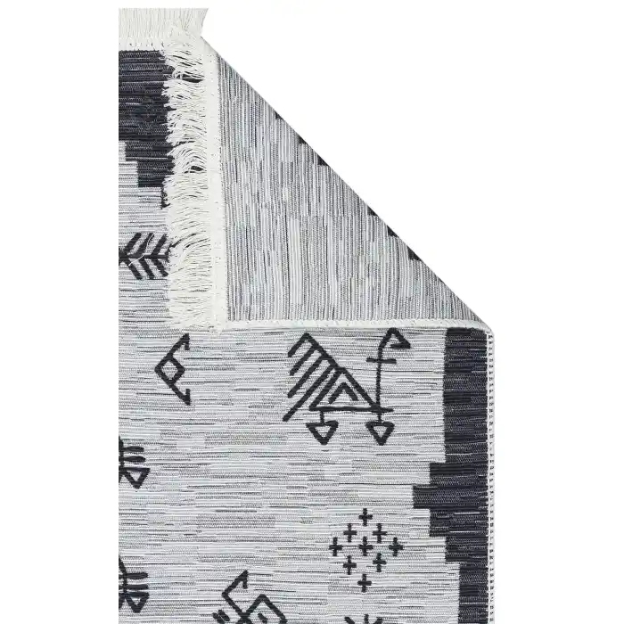 TRIBAL HALI 0154 Vintage Desenli Modern İnce Dokuma Halı