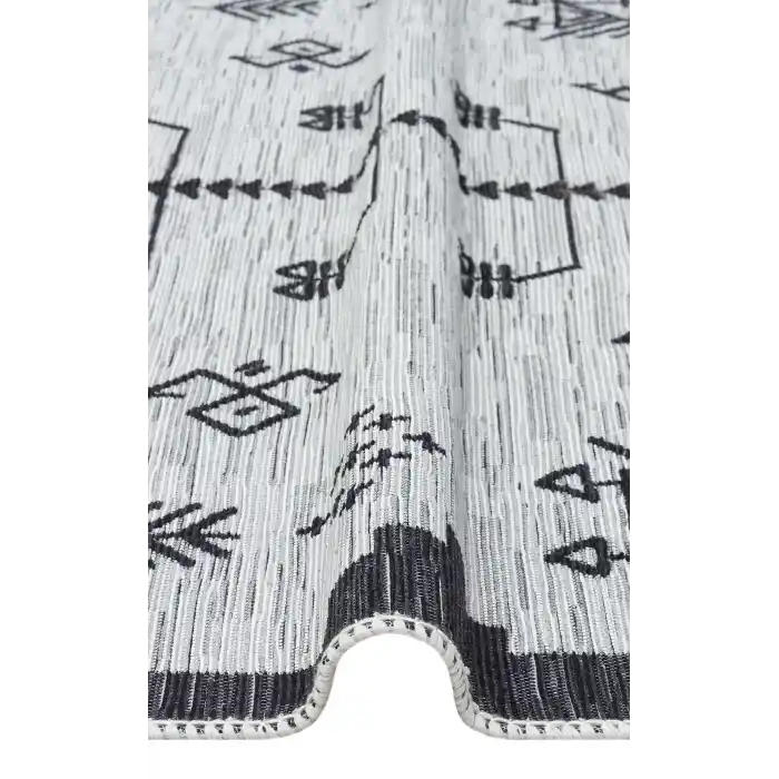 TRIBAL HALI 0154 Vintage Desenli Modern İnce Dokuma Halı