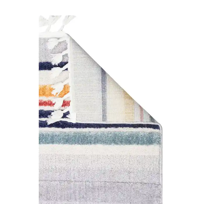 Terazzo 02 Multy Hav Toz Vermez Yumuşak Dokulu Etnik Örgü Desenlere Sahip Modern İskindinav Halı