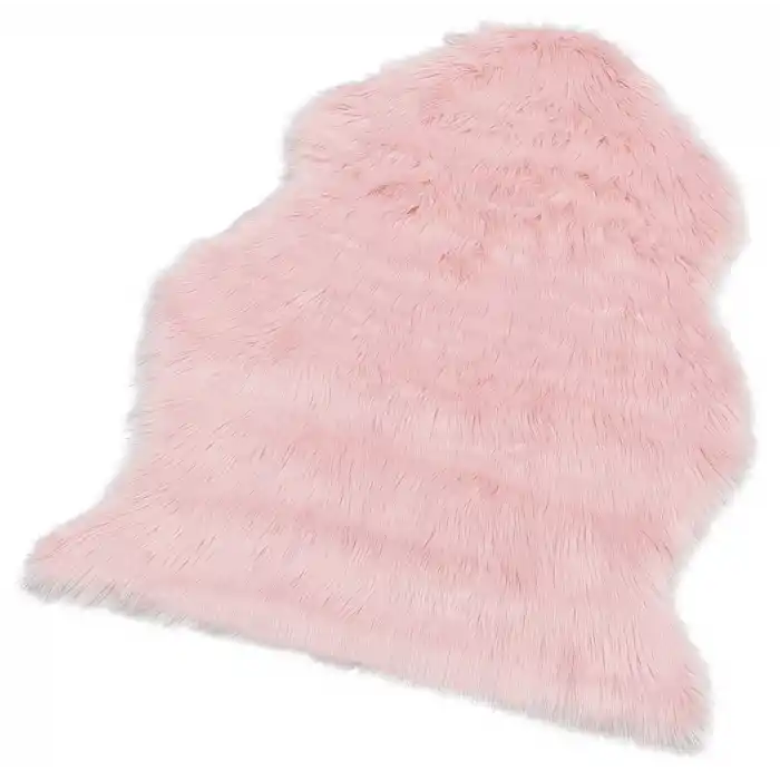 LOVELY POST 0482 Yumuşak Dokulu Uzun Tüylü Yıkanabilir Kuzu Postu