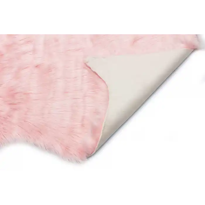 LOVELY POST 0482 Yumuşak Dokulu Uzun Tüylü Yıkanabilir Kuzu Postu