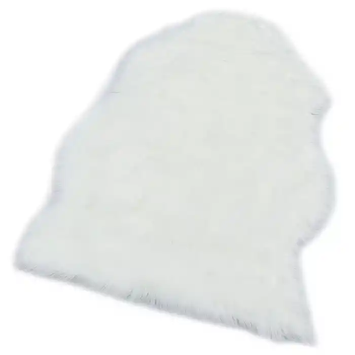 LOVELY POST 0135 Yumuşak Dokulu Uzun Tüylü Yıkanabilir Kuzu Postu