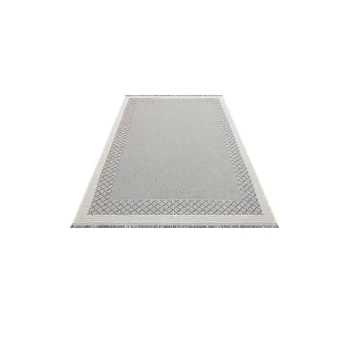 PANAMA KILIM 0007 Natural Yıkanabilir Kaymaz Tabanlı Tok Dokuma Kilim