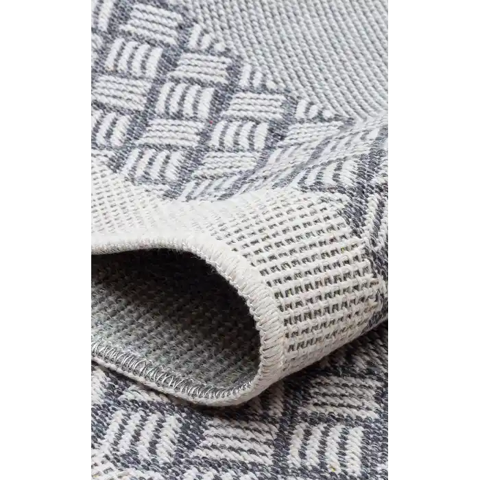 PANAMA KILIM 0007 Natural Yıkanabilir Kaymaz Tabanlı Tok Dokuma Kilim