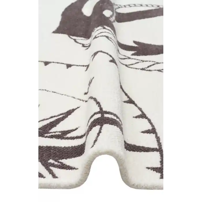 MIA COTTON HALI 0004 Yıkanabilir Çift Taraflı Pofuduk Dokuma Pamuk Kilim