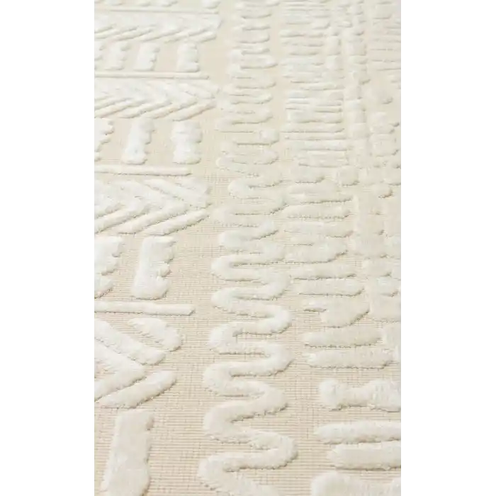 CENOVA HALI 0014 Yüksek Alçak Yumuşak Dokulu Modern Dokuma Halı