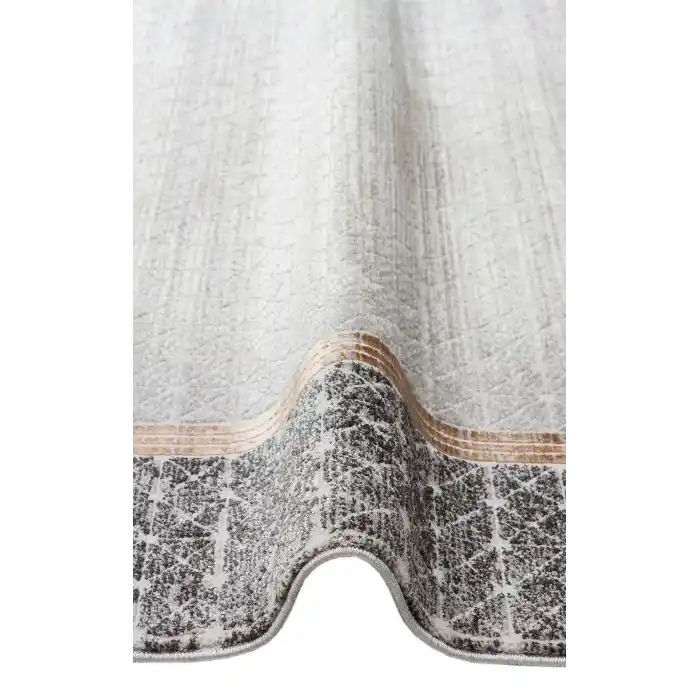 LISBON HALI 0059 Parlak Dokulu Modern Desenli Renkli Metalik Işıltılı Makine Halısı