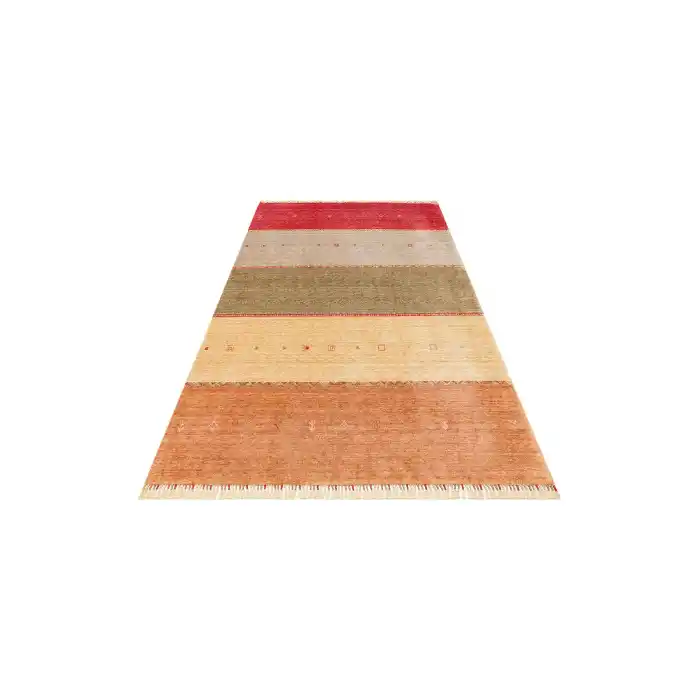 ZARA HALI 0122 Otantik Desenli Özel Hav Vermeyen ve Kolay Temizlenebilir Tensel Kullanılarak El Emeği ile Özel Tezgahlarda Üretilen Modern Uşak Halısı