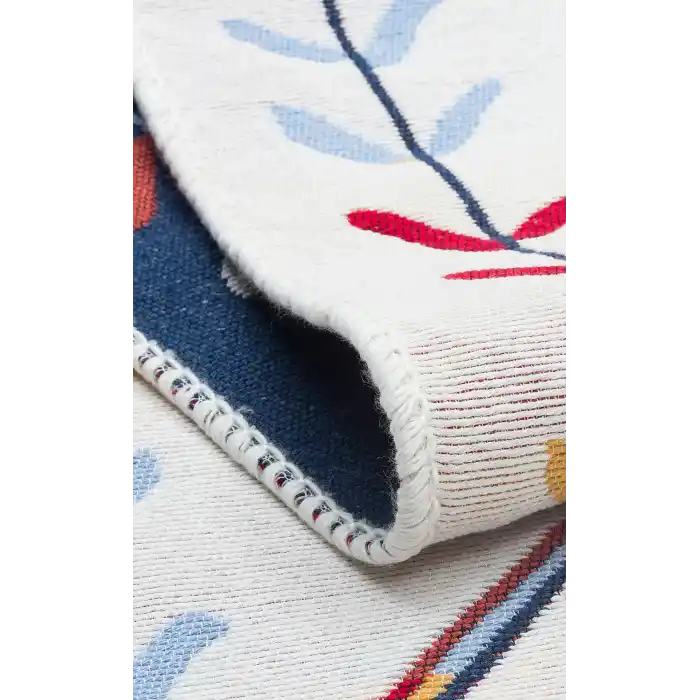 Arya Ar 21 Multy %100 Geri Dönüşümlü Pamuktan Çift Taraflı Yıkanabilir Modern Dekoratif Kilim