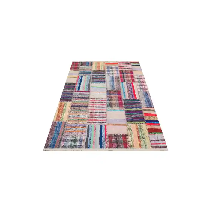 Ruby RB 15 Multy Yıkanabilir Kolay Kullanımlı Modern ve Geleneksel Desenlere Sahip Renkli Kilim