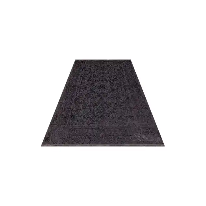 TORINO HALI 0001 Sık Dokuma Dökümlü Yere Oturan Hav Toz Vermez Yıkanabilir Kaymaz Tabanlı Modern Halı