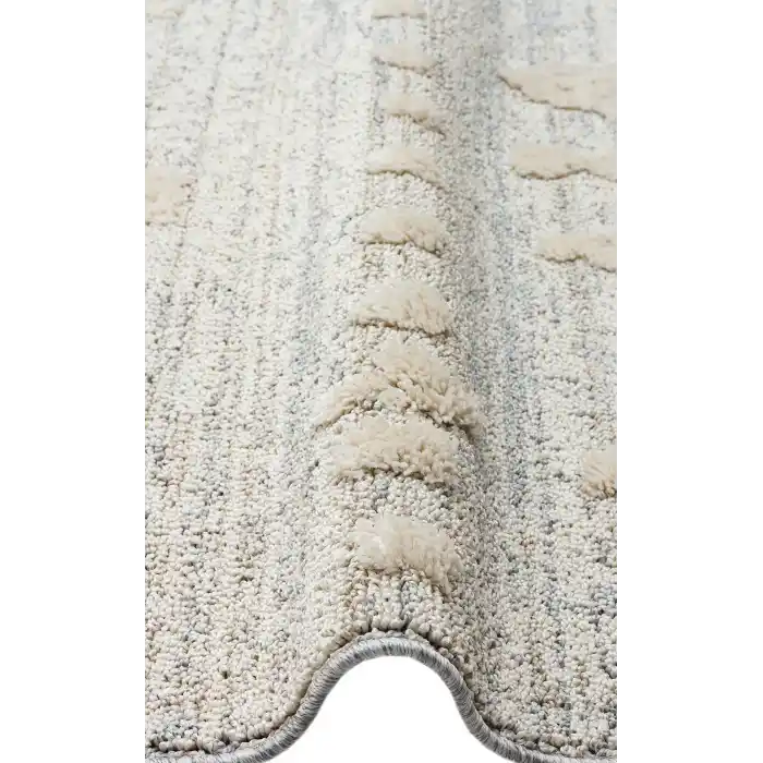 SYDNEY HALI 0013 Hav Toz Vermez Modern Bukleli Makine Halısı
