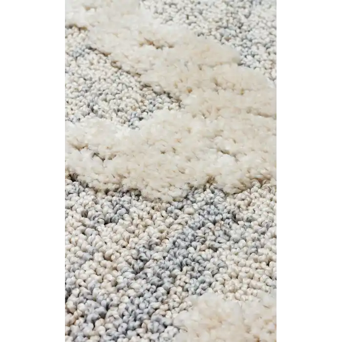 SYDNEY HALI 0013 Hav Toz Vermez Modern Bukleli Makine Halısı