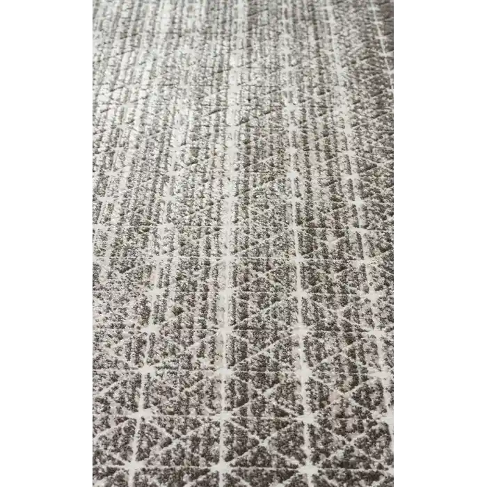 LISBON HALI 0063 Parlak Dokulu Modern Desenli Renkli Metalik Işıltılı Makine Halısı