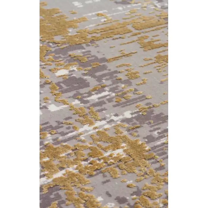 FRESCO HALI 0730 Yüksek Alçak Dokulu Özel Işıltılı Yüksek Kaliteli Sık Dokuma Modern Salon Halısı