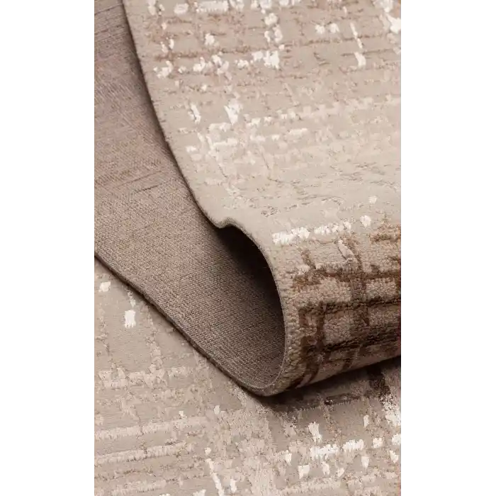 TORINO HALI 0048 Sık Dokuma Dökümlü Yere Oturan Hav Toz Vermez Yıkanabilir Kaymaz Tabanlı Modern Halı