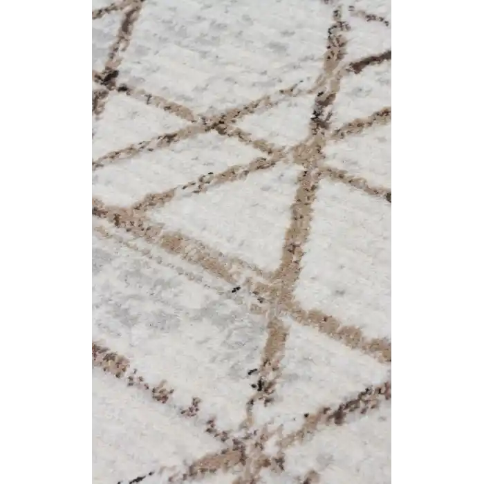 TALYA HALI 0006 Parlak Dokulu Modern Desen ve Renkli Metalik Işıltılı Makine Halısı