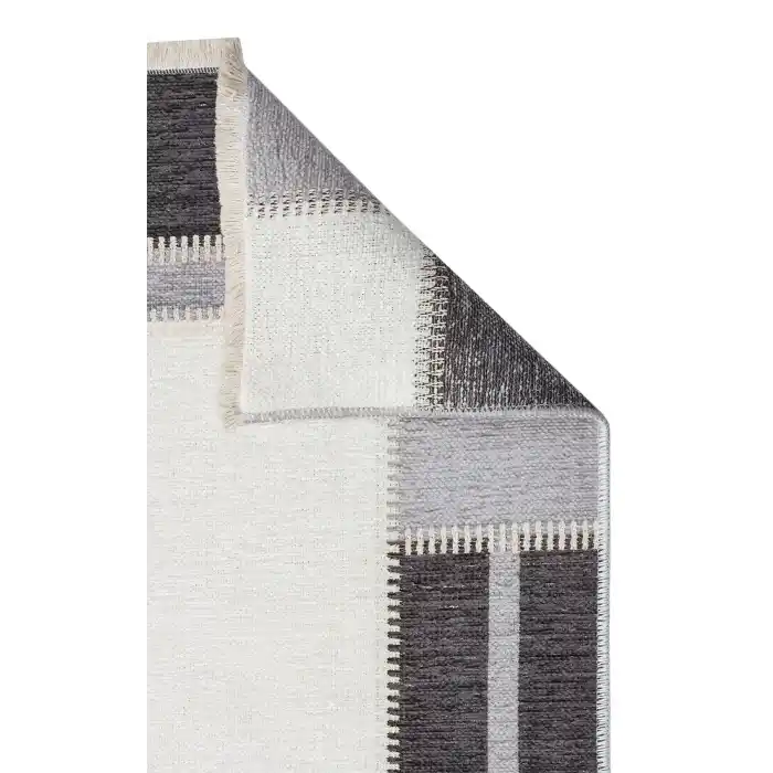 NOA KILIM 0317 Hav Toz Vermez Yıkanabilir Çift Taraflı İnce Modern İskandinav Kilim