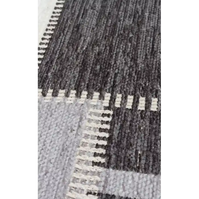 NOA KILIM 0317 Hav Toz Vermez Yıkanabilir Çift Taraflı İnce Modern İskandinav Kilim