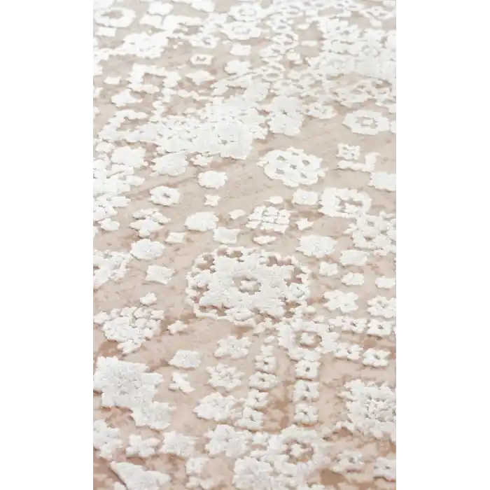 FRESCO HALI 0739 Yüksek Alçak Dokulu Özel Işıltılı Yüksek Kaliteli Sık Dokuma Modern Salon Halısı