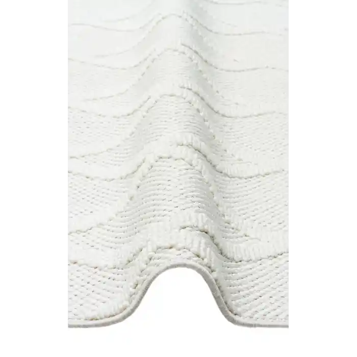 Cozy CZY 04 Cream Hav Toz Vermez Modern Örgü Dokuma Makine Halısı