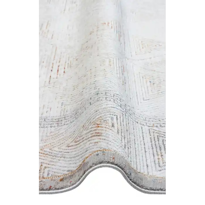 TALYA HALI 0009 Parlak Dokulu Modern Desen ve Renkli Metalik Işıltılı Makine Halısı
