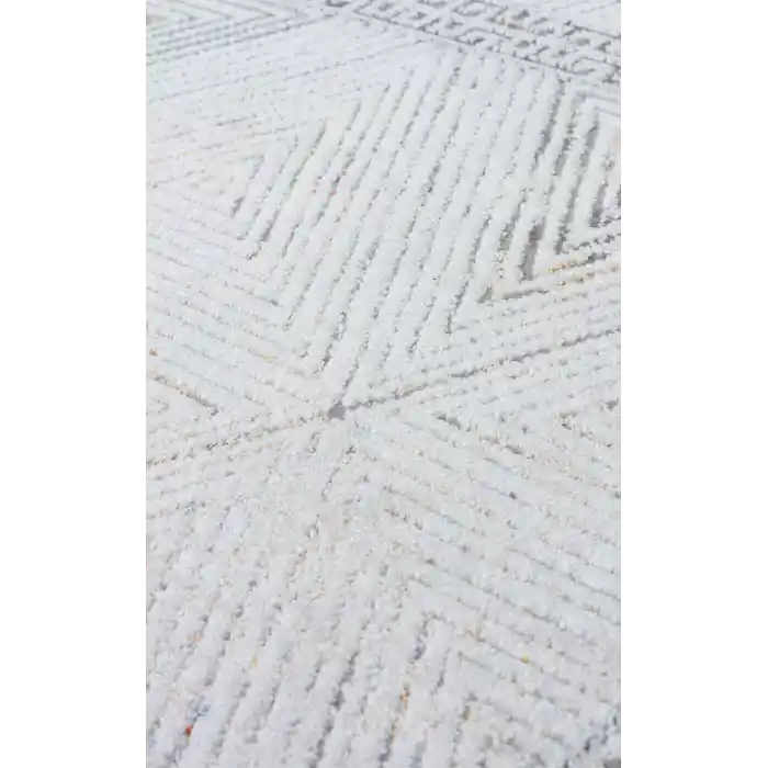 TALYA HALI 0009 Parlak Dokulu Modern Desen ve Renkli Metalik Işıltılı Makine Halısı