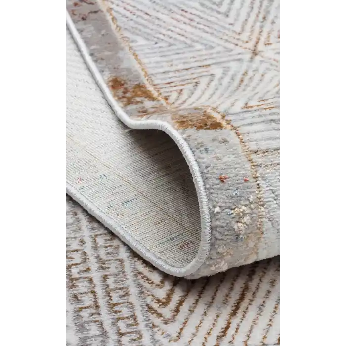 TALYA HALI 0009 Parlak Dokulu Modern Desen ve Renkli Metalik Işıltılı Makine Halısı