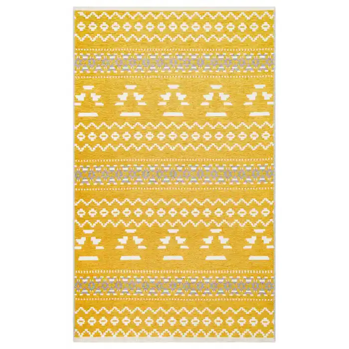 NOA KILIM 0321 Hav Toz Vermez Yıkanabilir Çift Taraflı İnce Modern İskandinav Kilim