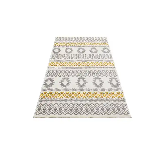 NOA KILIM 0321 Hav Toz Vermez Yıkanabilir Çift Taraflı İnce Modern İskandinav Kilim